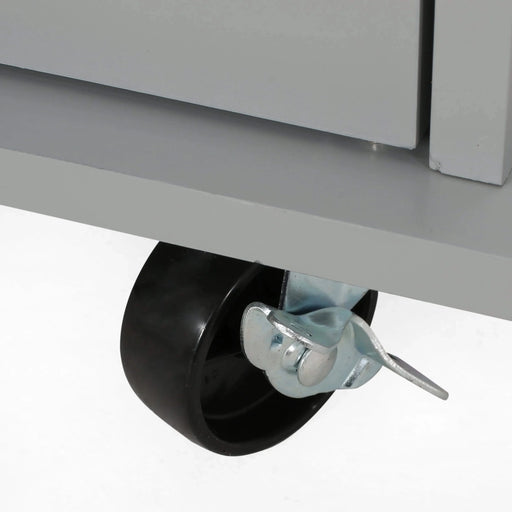 Yohaan Contemporary Kitchen Cart with Wheels Default -DTYStore