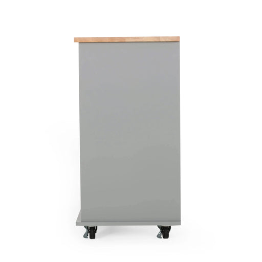 Yohaan Contemporary Kitchen Cart with Wheels Default -DTYStore
