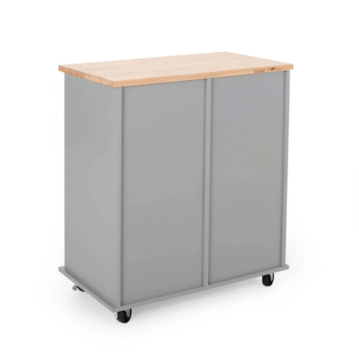 Yohaan Contemporary Kitchen Cart with Wheels Default -DTYStore