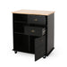 Yohaan Contemporary Kitchen Cart with Wheels Default -DTYStore
