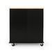 Yohaan Contemporary Kitchen Cart with Wheels Default -DTYStore