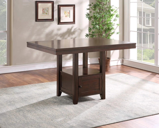 Yorktown - Counter Table - Dark Brown Default -DTYStore