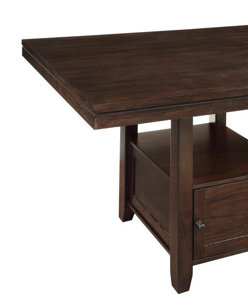 Yorktown - Counter Table - Dark Brown Default -DTYStore