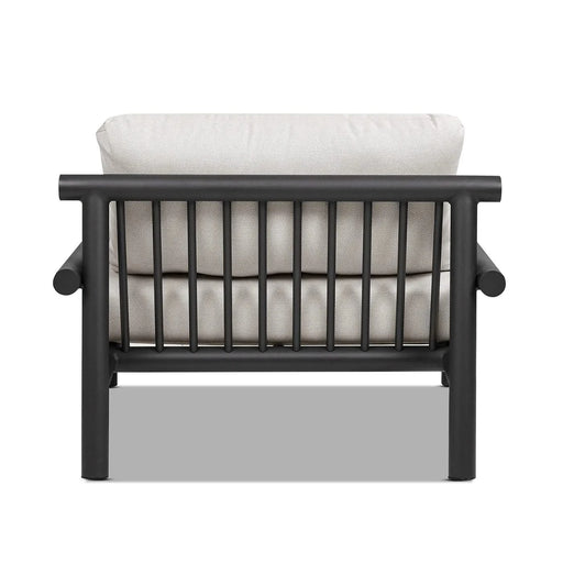 Zara 39.5' Dowel Frame Bolster Patio Deep Seating Armchair, Wheat Beige Axroma Olefin Default -DTYStore