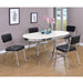 Black and Chrome Upholstered Side Chairs (Set of 2) - DTYStore
