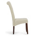 Cosmopolitan - Deluxe Tufted Parson Chair (Set of 2) - Satin Cream - DTYStore