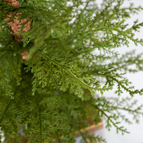 4ft Pre-Lit Artificial Christmas 2-Piece Set with Realistic PE Material, Green, Vinyl, 47.2in H - Image 14