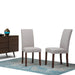 Acadian - Parson Dining Chair (Set of 2) - Cloud Grey - DTYStore
