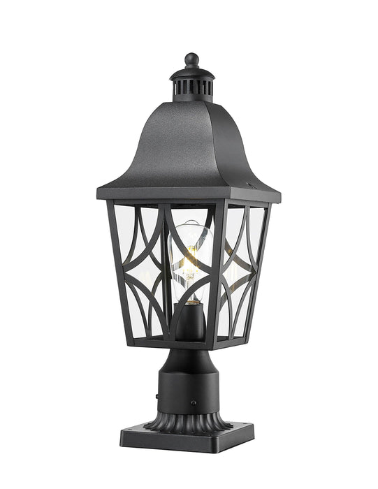 Outdoor Post Lights Lamp Post Light Fixture, Waterproof Aluminum Housing with Glass, Fence Post Deck Lighting for Garden, Patio, Pathway (2 pack) - DTYStore