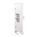 Bathroom Floor Storage Cabinet with 2 Doors Living Room Wooden Cabinet with 6 Shelves 15.75 x 11.81 x 66.93 inch - DTYStore