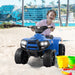 Kids Electric ATV Quad Ride On Car Toy - Blue - DTYStore
