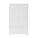 Classic Cosatal Style Hall Tree Entryway Bench with Open Shelves and Shoe Cabinets, SOLID WOOD Feet, White, 40.16"W*18.58"D*64.17"H - DTYStore