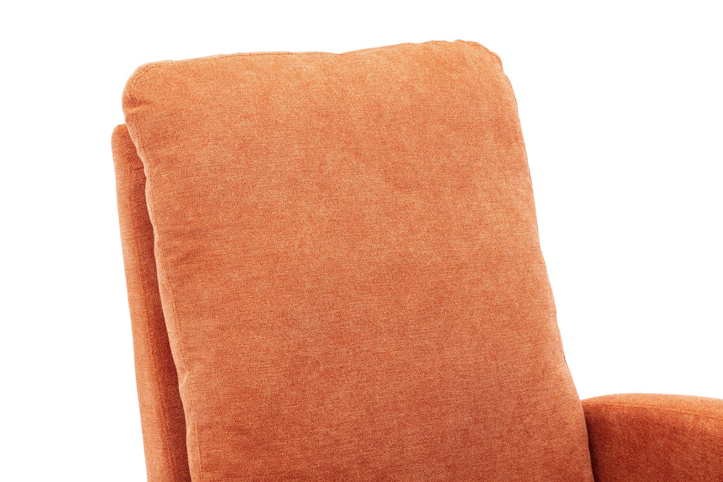 living room Comfortable rocking chair living room chair Orange - DTYStore
