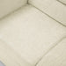 Loveseats Sofa Bed with Pull-out Bed,Adjsutable Back and Two Arm Pocket,Beige (54.5"x33"x31.5") - DTYStore