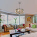 Modern Crystal Chandelier for Living-Room Round Cristal Lamp Luxury Home Decor Light Fixture - DTYStore