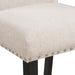 Faux Marble 5-Piece Dining Set Table with 4 Thicken Cushion Dining Chairs Home Furniture, White/Beige+Black - DTYStore