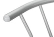 Barstool, Set Of 2, Swivel, Bar Height, Grey Metal, Black Leather Look, Contemporary, Modern - DTYStore