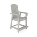 Dark Gray Adirondack Style Counter Chair – Stylish HDPE Poly Lumber for Dining, Patio, and Garden Comfort - DTYStore