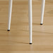 6 Dining Chair Set, White Dining Chair Set, PU Material High Back Seat and Sturdy White Leg Chair for Dining Room, Kitchen & Living Room c-010 - DTYStore