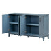 Sideboard with 4 Door Large Storage Buffet and Adjustable Shelves for Kitchen, Living Room, Dining Room - DTYStore