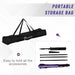 Soozier Baseball Practice Net Set with 7.5x7ft Catcher Net, Ball Caddy and Batting Tee, Portable Baseball Practice Equipment with Carry Bag for Hitting, Pitching, Batting, Catching, Purple - DTYStore