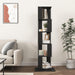 5 tier Rotating Bookshelf, Floor Rack Simple Bookcase with Acrylic plate Student Multi-Function Creative Bookshelf for Living Room with anti-toppling base - DTYStore
