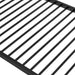 Twin over Twin Metal Bunk Bed, Low Bunk Bed with Ladder, Black - DTYStore