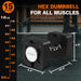 Square Dumbbell 9 in 1 Free Adjustable Dumbbells Set Two 80LBS square Dumbbells 9 in 1 Free Weights for Multi weight Options Quick-Lock Adjustable Dumbbell set - DTYStore