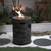 32000 BTU, CSA Certification Diameter 20 Inch Round Outdoor Gas Fire Pit,Contain 2.5kg Lava Stone And Rainproof Cover,Magnesium Oxide Cultured Stone Surface Finished,, More Suitable for Outdoor Garden - DTYStore