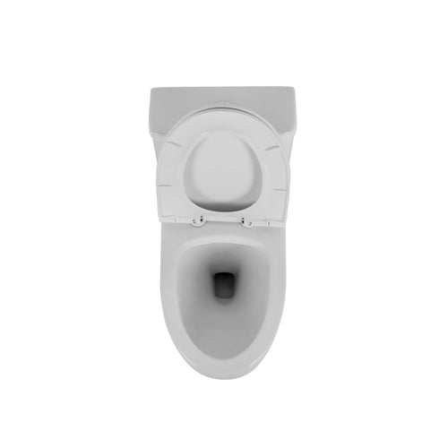 1.1/1.6 GPF Elongated Comfort Height Floor Mounted One-Piece Toilet ,  CUPC Certified, WaterSense Cetified, Ceramic, White Color, Soft Close Seat - Image 11