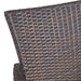 Clementine Outdoor Multibrown PE Wicker Dining Chairs (Set of 2) - DTYStore