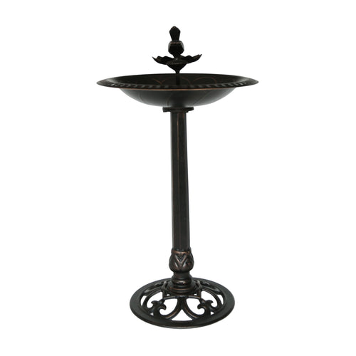 Outdoor Aluminum and Iron Bird Bath - Image 7