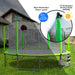 16FT Trampoline with Basketball Hoop pump and Ladder(Inner Safety Enclosure) with soccer goal Green - DTYStore