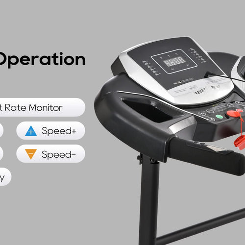 Treadmills for Home, Folding Treadmill with Incline and Heart Rate Sensor, 2.5HP Quiet Brushless with USB Charge Station, Small Space Portable Running Walking Machine, 300lbs Weight Capacity - Image 20