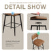 360 ° Rotating Bar Chair Bar Stool bar stools set of 2 piece set with leather cushions and iron brackets, suitable for various places such as home kitchens, restaurants, offices, etc. - DTYStore