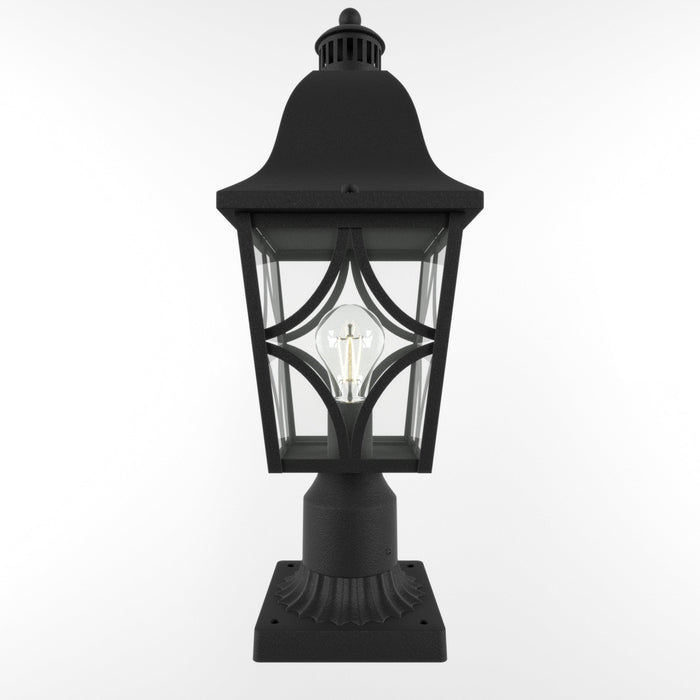 Outdoor Post Lights Lamp Post Light Fixture, Waterproof Aluminum Housing with Glass, Fence Post Deck Lighting for Garden, Patio, Pathway (1 pack)