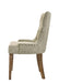 Yotam Beige Fabric & Salvaged Oak Finish Side Chair (Set of 2) - DTYStore