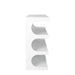 Multifunctional 4-Tier White Book Shelf & Coffee Table for Living Room Bedroom Dining Room Study Entryway, Creative Furniture Floor Bookshelf, Minimalist Organizer Storage Shelves - DTYStore
