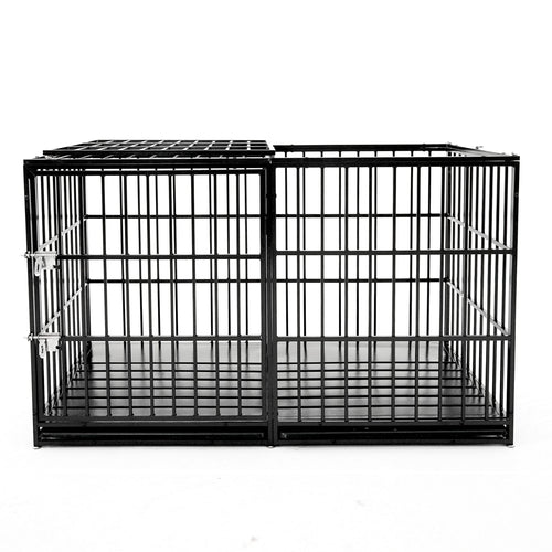 61' Extra Large Heavy Duty Dog Crate Dog cage Strong Metal Dog Kennels and Pens Crates for Large Dogs - Image 4