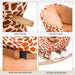 Kids Plush Rocking Horse Giraffe Style Themed Ride-On Chair Toy With Sound Brown - DTYStore