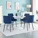 Dining Chair 2PCS（BLUE），Modern style，New technology，Suitable for restaurants, cafes, taverns, offices, living rooms, reception rooms.Simple structure, easy installation. - DTYStore