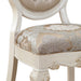 Rose Gold and Pearl White Tufted Back Side Chairs (Set of 2) - DTYStore