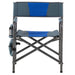 Set of 3, Folding Outdoor Table and Chairs Set for Indoor, Outdoor Camping, Picnics, Beach,Backyard, BBQ, Party, Patio, Black/Blue