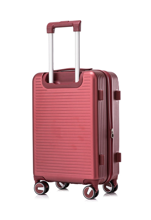 Luggage Sets 3 Piece(20/24/28), Expandable Carry On Luggage with TSA Lock Airline Approved, 100% PC Hard Shell and Lightweight Suitcase with Front Pocket and Spinner Wheels - DTYStore