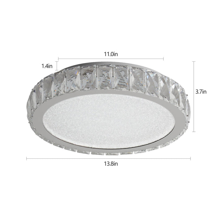 Embedded Crystal Chandelier (Included LED)