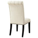 Beige Tufted Side Chairs (Set of 2) - DTYStore