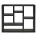 Open Wooden Open Shelf Bookcase, Freestanding Display Storage Cabinet with 7 Cube Storage Spaces, Floor Standing Bookshelf, Entryway, Living Room Storage Cabinet - DTYStore