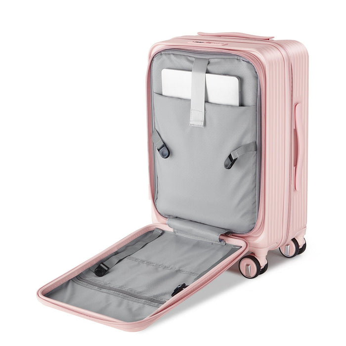 Luggage Sets 3 Piece(20/24/28), Expandable Carry On Luggage with TSA Lock Airline Approved, 100% PC Hard Shell and Lightweight Suitcase with Front Pocket and Spinner Wheels - DTYStore