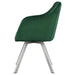 Green Channeled Sloped Arm Swivel Chair - DTYStore