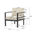 3 Piece Modern Outdoor Patio Seating with Aluminum Frame, Weather-Resistant Cushions, Sleek Design, And a Side Table, Perfect for Patio, Garden, or Balcony - DTYStore